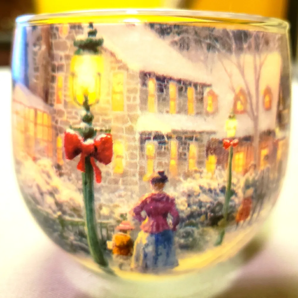 Vintage Glade MT Holiday Candle Scents Glass